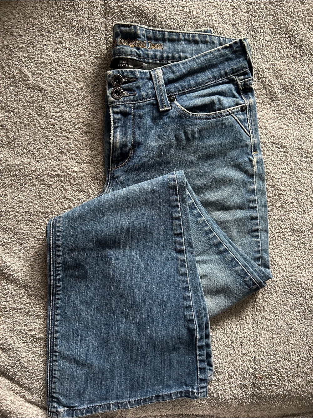 Vintage 2005 Levi's Bell 423 Women's Light Blue Denim Jeans size 7/medium